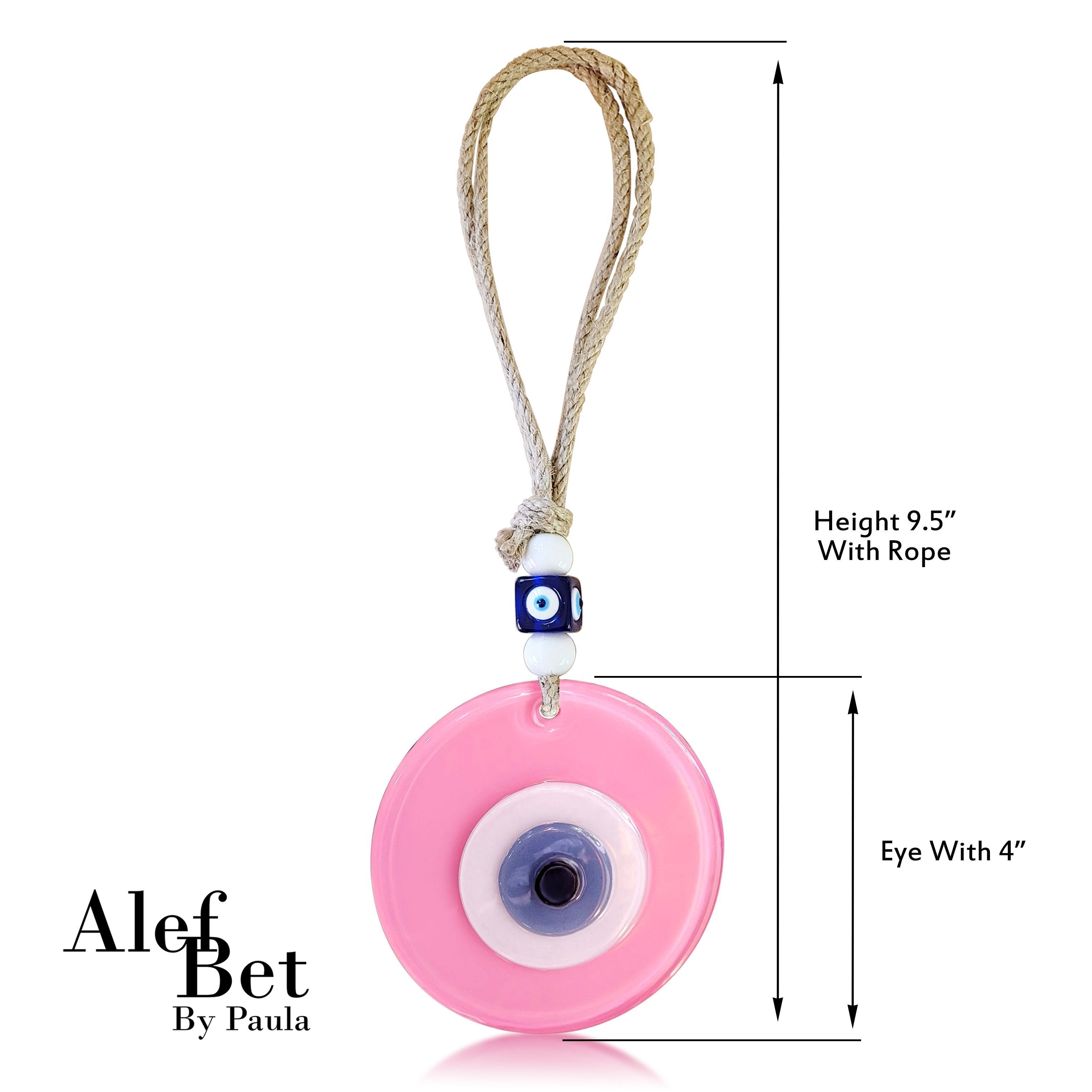 pink evil eye wall hanging for the house
